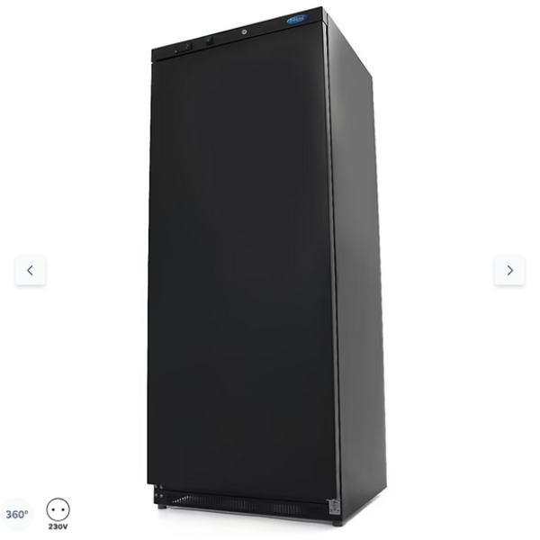  Καταψύκτης - 600L - 6 σταθερά ράφια - Μαύρο